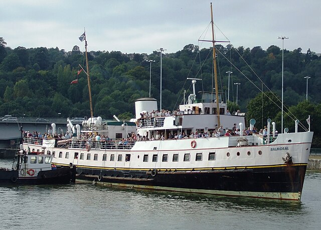 MV Balmoral arriving at Bristol