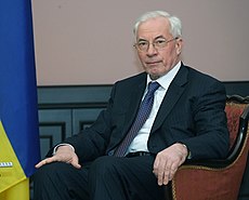 Azarov počas rozhovorov s Putinom