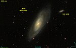 Vignette pour M106 (galaxie)
