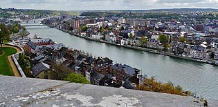 Namur Blick von der Zitadelle auf die Maas 11.jpg
