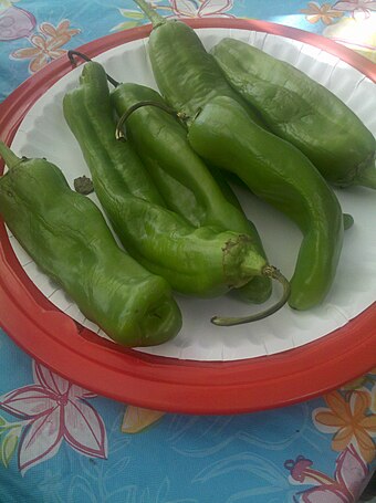 New Mexico green chile is a staple of New Mexican cuisine.