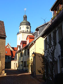 The Nikolai quarter is one of the oldest parts of Altenburg