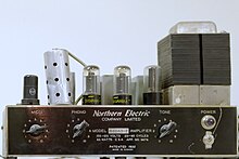 An audio amplifier manufactured by Northern Electric Northern Electric Audio Amplifier.jpg