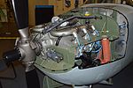 Nose engine of Cessna O-2A Skymaster (68-10848) (30228819312).jpg