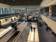 Baggage claim area