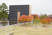 Oklahoma City National Memorial - to the Oklahoma City bombing This is an image of a place or building that is listed on the National Register of Historic Places in the United States of America. Its reference number is 01000278.