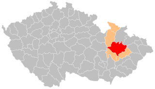 Distret de Olomouc - Localizazion