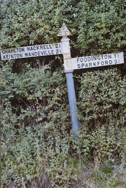 File:Old Direction Sign - Signpost by North Street, Babcary - geograph.org.uk - 6050550.jpg