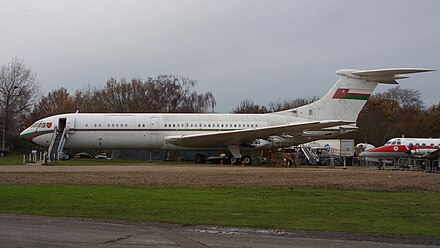 Former Omani Royal Flight VC10 on display at the Brooklands Museum