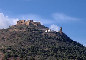 La rocca spagnola di Santa Cruz vista dalla città