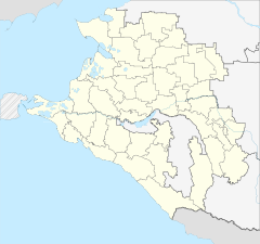 Mapa lokalizacyjna Kraju Krasnodarskiego