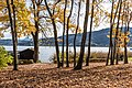 English: Boathouse Deutsch: Bootshaus der österreichischen Wasserrettung