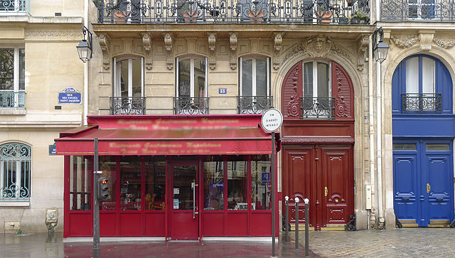 The restaurant, ("Les Deux Compères"), 18 rue des Fossés-Saint-Jacques (fr)