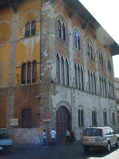 Palazzo Vecchio de Medici, Pisa building in Pisa, Italy