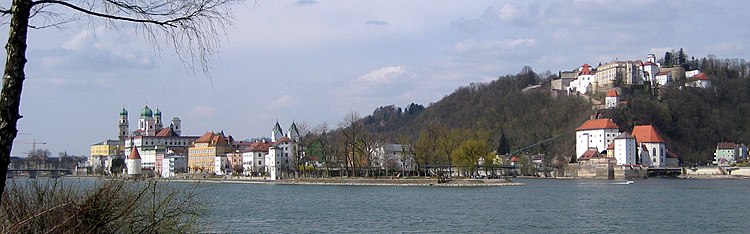 Triangle des trois fleuves du Danube, de l'Inn et de l'Ilz