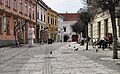 English: Jókai Square, Pécs. Magyar: Jókai tér, Pécs.