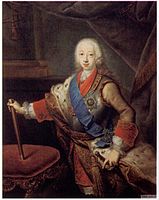 Grand Duke Petr Fedorovich by Grooth (1740s (?), Russian museum)