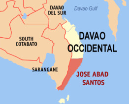 Kaart van Jose Abad Santos