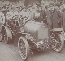 Philippe Barriaux errang auf Vulpès an der Tour de France Automobile 1906 einen Sieg in der Voiturette-Klasse