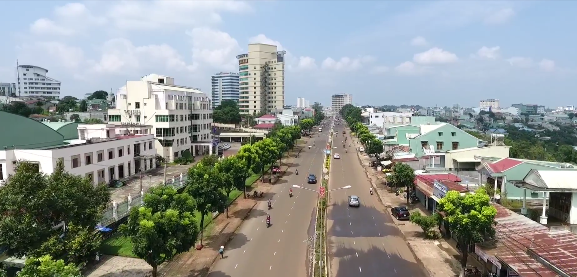Đường Lê Duẩn ở thành phố Pleiku, Gia Lai. Ảnh Wikipedia