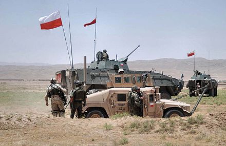 Polish forces in Afghanistan.