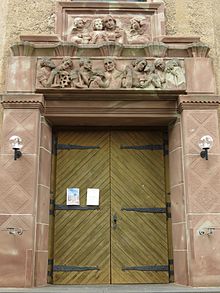 Portal der kath. Kirche St. Marien, Malstatt-Rußhütte