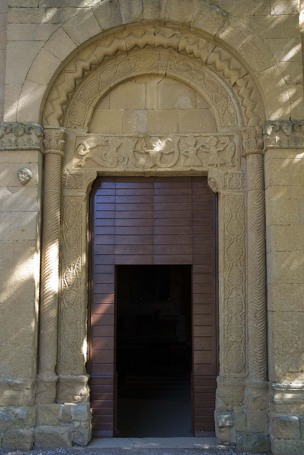 Portale pieve pienza 11