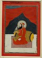Portrait of Guru Tegh Bahadur from the last quarter of the 19th century.
