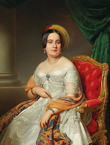 File:Portrait of Louise von Wertheimstein (Vienna 1813-1890), born Biedermann.jpg