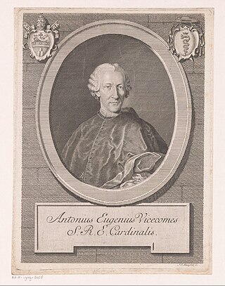 <span class="mw-page-title-main">Antonio Eugenio Visconti</span> Italian cardinal (1713–1788)