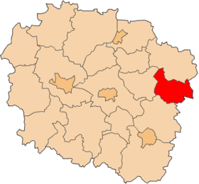 Placering af Powiat de Rypin