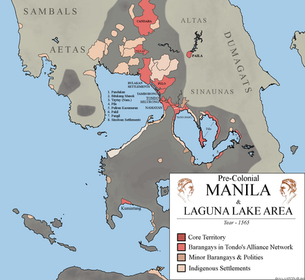 Tagalog-Kapampangan polities in 1565