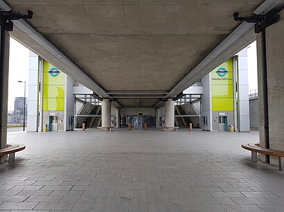 How to get to Pudding Mill Lane DLR Station with public transport- About the place