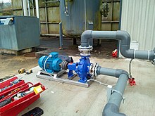 Pump as turbine installed to recover energy within the premises of an Irish rural water network in 2019 Pump as Turbine (PAT).jpg