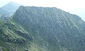 La montagna vista dalla punta del Rous.