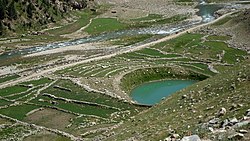 Jezero Pyala, Balakot Tehsil, Khyber Paštunsko, Pákistán. JPG