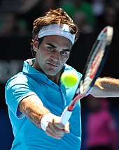 Roger Federer at the 2010 Australian Open R federer.jpg