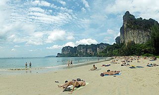 Railay Beach Beach in Krabi province, Thailand