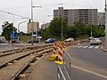 Čeština: Úsek Slánská – Hlušičkova, rekonstrukce tramvajové trati Motol – Sídliště Řepy, Praha English: Segment Slánská – Hlušičkova, reconstruction of tram track Motol – Sídliště Řepy, Prague