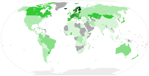 Relative number of Esperanto association members by country (2020).svg
