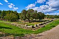 The remains of the Leonidaion in Ancient Olympia, 4th cent. B.C. Elis.