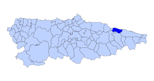Ribesella Asturies map.svg