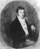 Portrait of Robert Ward Johnson in his younger years