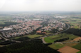Zdjęcie lotnicze Dudenhofen z 2008 roku
