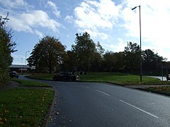 Roundabout on Glascote Road (B5000) - geograph.org.uk - 3850163.jpg