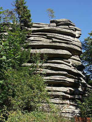 Typical rock formation on Rudolfstein