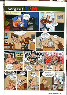 La première bande-dessinée "Sergent Tim" apparaît en septembre 2007.