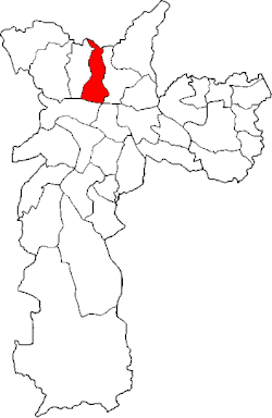 Localização da Subprefeitura de Casa Verde em São Paulo