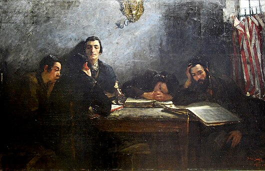 Samuel Hirszenberg: "Scuola Talmudica"