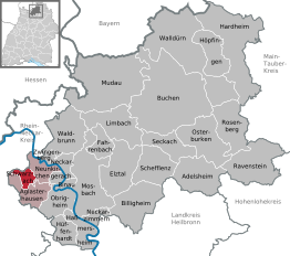 Kaart van Schwarzach